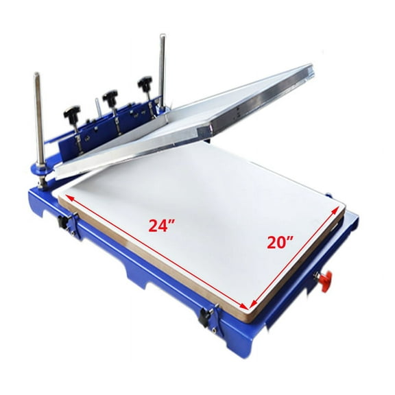TECHTONGDA 1 Color Screen printing Machine Silk Screen Press Printer Oversize Pallet 20x24
