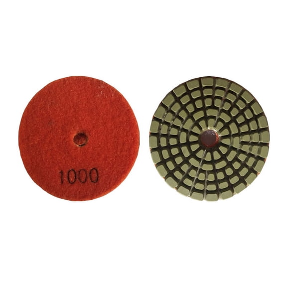 TECHTONGDA 1000 Mesh Resin Polishing Pad for Cement Ground Grinder