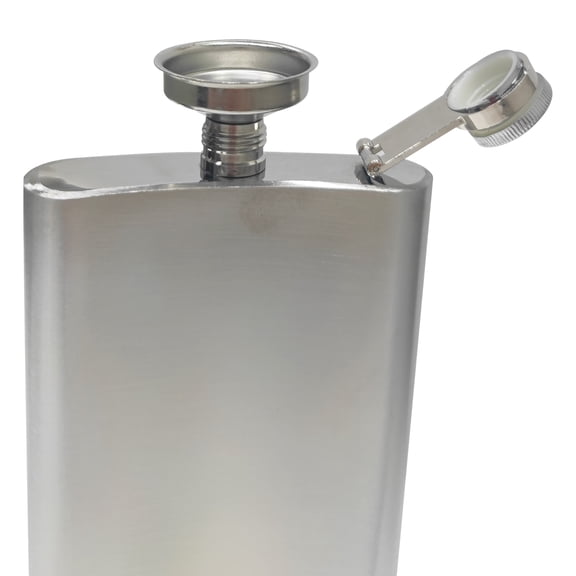 TECHTONGDA 12oz Portable Alcohol Pocket Flask Sainless Steel Flagon Whiskey Flask with Funnel For Wines Alcohols