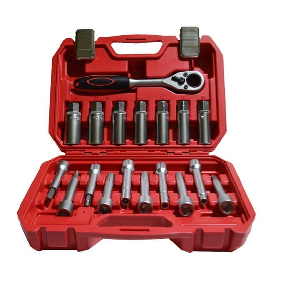 TECHTONGDA 18PCS Suspension Shock Absorber Strut Nut Removal Tool Kit Auto Repair Tool