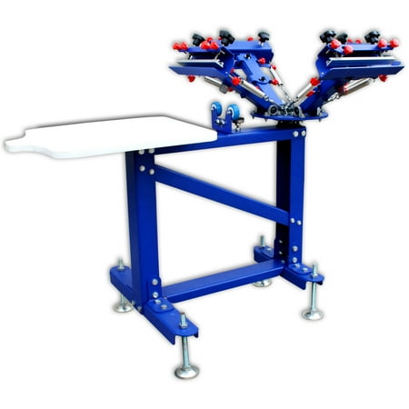 TECHTONGDA 3 Color Floor Type Screen Printing Kit with Dryer Material Supply