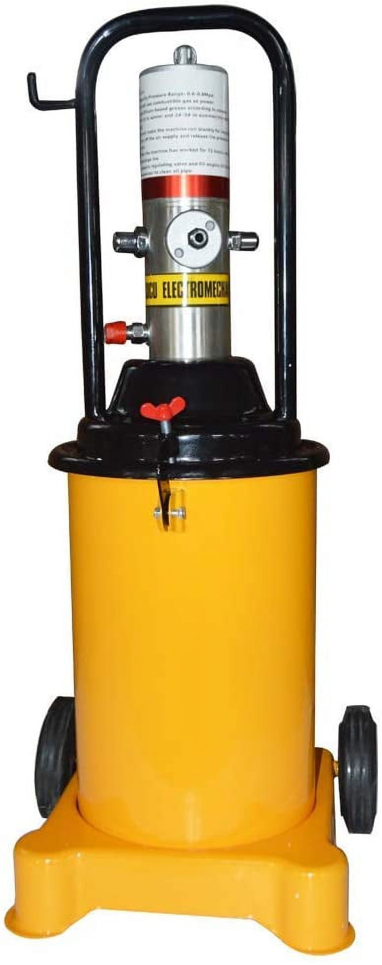 TECHTONGDA 3 Gallon 12l Air Pneumatic Grease Pump Lubricator High Pressure Filler