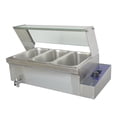 thumbnail image 1 of TECHTONGDA 3 Pot Bain-Marie Buffet Food Warmer Material Stainless Steel 1500W 6inch Deep, 1 of 4