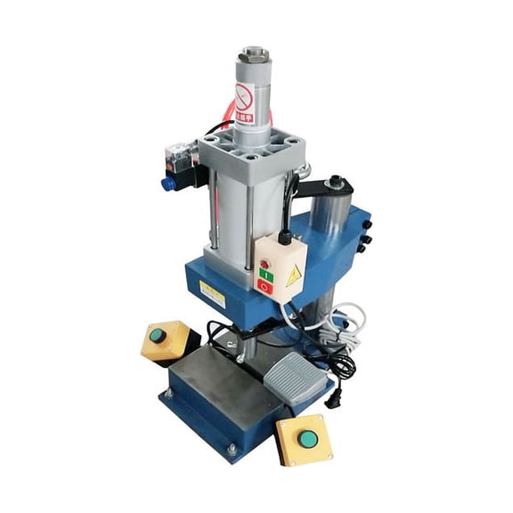 TECHTONGDA 300kg/660lb Pneumatic Punch Machine Press Machine 2 Buttons Controller