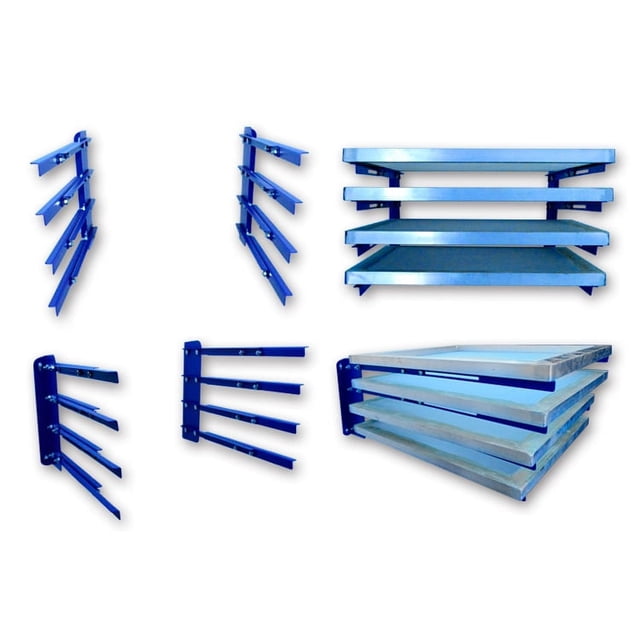 TECHTONGDA 4 Layers Wall Mounted Screen Frame Rack Screen Rack Shelf ...