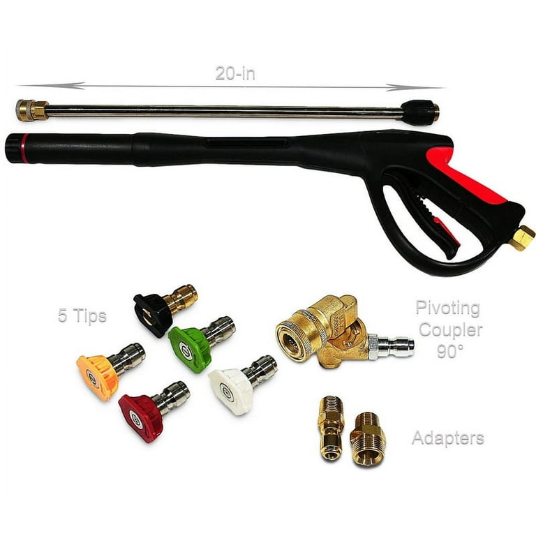 TECHTONGDA 4000PSI Professional Pressure Spray Power Washer Gun