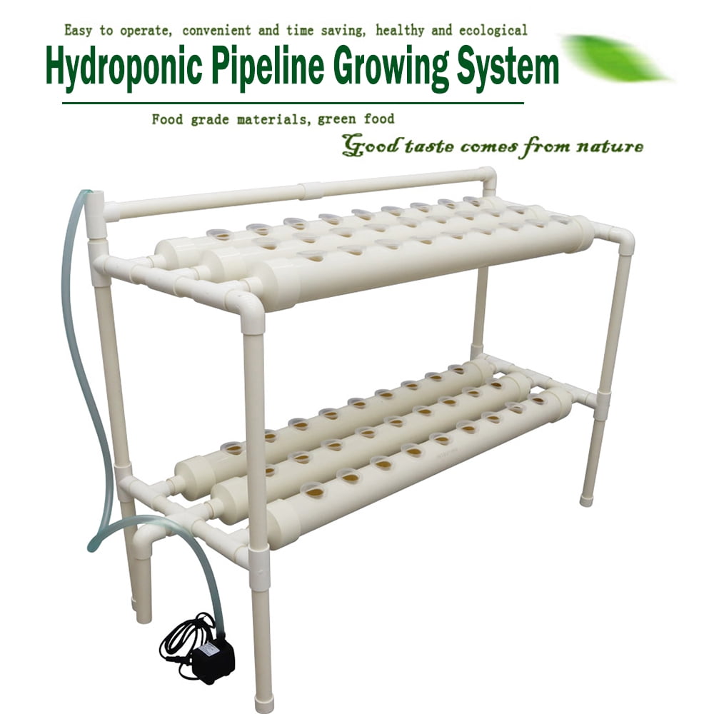 TECHTONGDA 54 Holes Hydroponic Site Grow Kit Garden Plant System