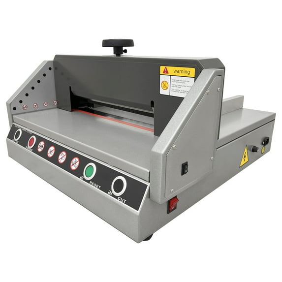 TECHTONGDA A4 330mm Desktop Electric Paper Cutter Manual Paper Punch Cutter