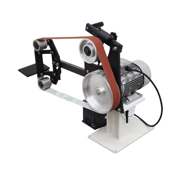 TECHTONGDA Belt Sander 63" Knife Grinder Vertical and Horizontal Variable Speed Polisher with Three Grinding Wheels