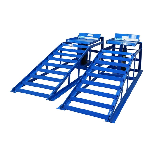 TECHTONGDA Car Service Ramps Lifts Auto Maintenance Repair Ramp Vehicle Ramp with 5T Jack