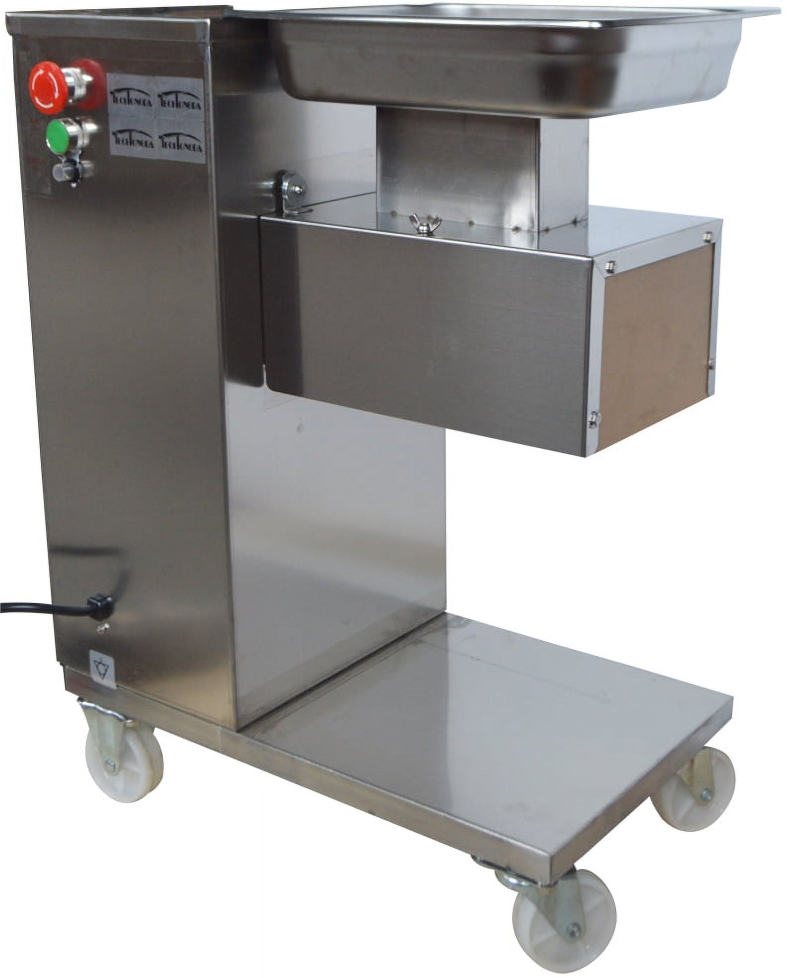 Commercial Stainless Steel Electric Meat Slicer with 5mm Blade