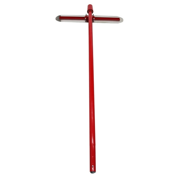 TECHTONGDA Concrete Cement Surface Smooth Pusher 47.2x5.9" Stainless Steel Cement Pavement Push Pull Leveling Trowel