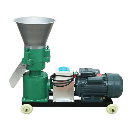 TECHTONGDA Farm Animal Feed Pellet Mill Machine 12MM Chicken Feed Granulator 4500W 220V