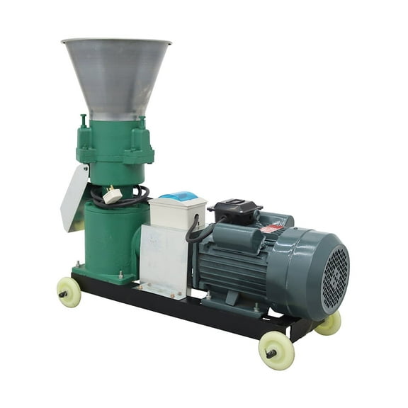 TECHTONGDA Farm Animal Feed Pellet Mill Machine 3MM Chicken Feed Granulator 4500W 220V