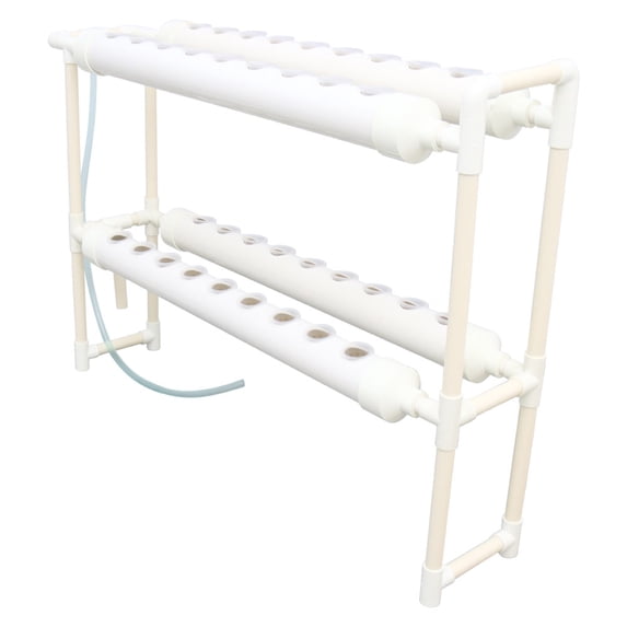 TECHTONGDA Hydroponic 36 Holes Site Grow Kit Pipeline Vegetable Planter Indoor Garden Plant Grow System