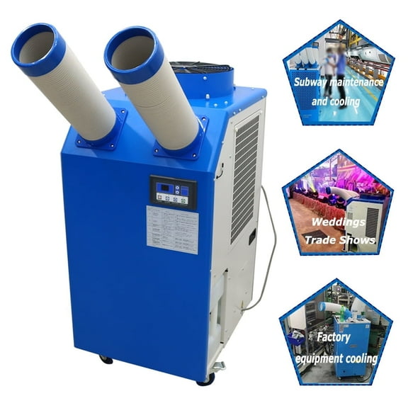 TECHTONGDA Industrial Air Conditioner Portable Air Cooler for Factories Two Pipes 220V