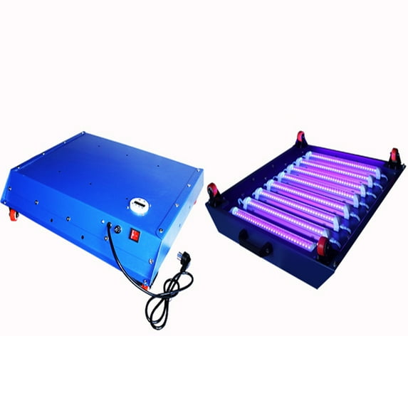 TECHTONGDA LED Movable UV Exposure Unit Screen Printing Hot Stamping Push Pull Tybe 20*24in