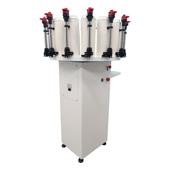 Techtongda Manual Paint Colorant Dispenser Tinting Machine 14 Canister