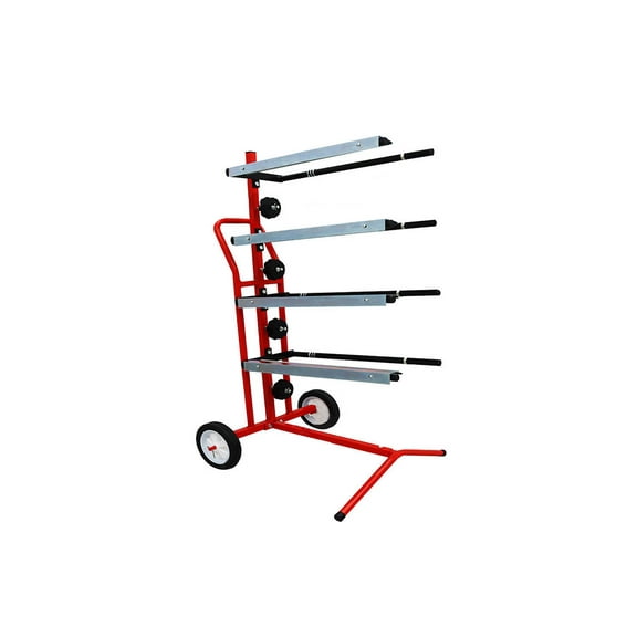 TECHTONGDA Mobile Masking Machine Four Tier Paper Cutting Rack with Wheels
