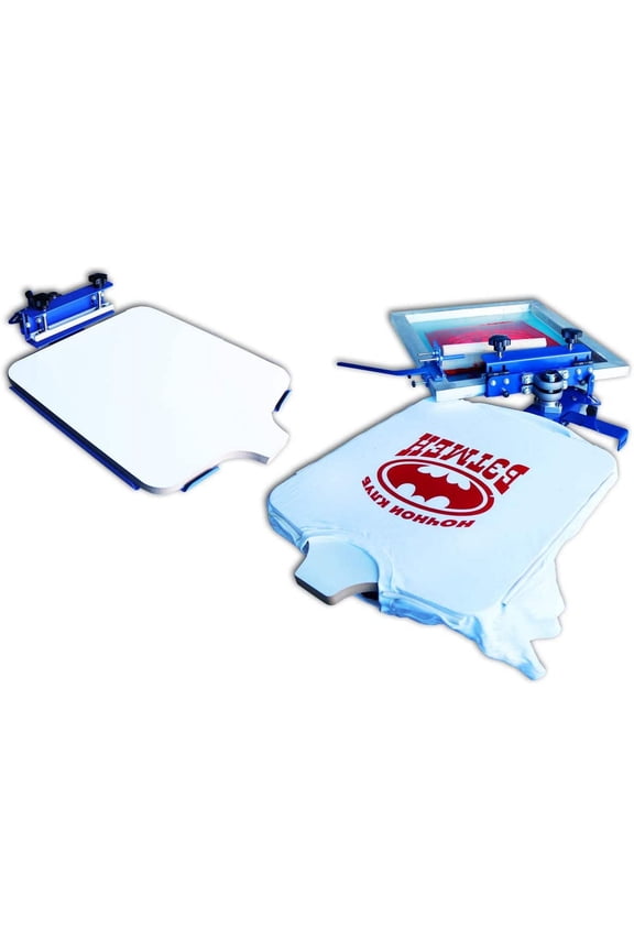 One Color Silk Screen Printing Manual T-Shirt Printing Machine Two-Way Shaking Head Type