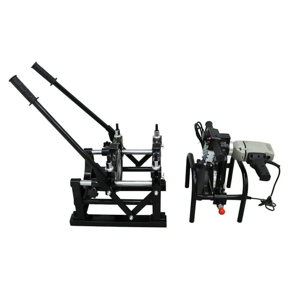 TECHTONGDA Pipe Fusion Welder 2.48-6.3" Butt Fushion Welding Machine 2 Clamps (63-160mm)