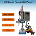 thumbnail image 1 of TECHTONGDA Pneumatic Punch Press Machine 1100Lb/500kg Pressure Punching Machine with 2 Buttons Controller, 1 of 7