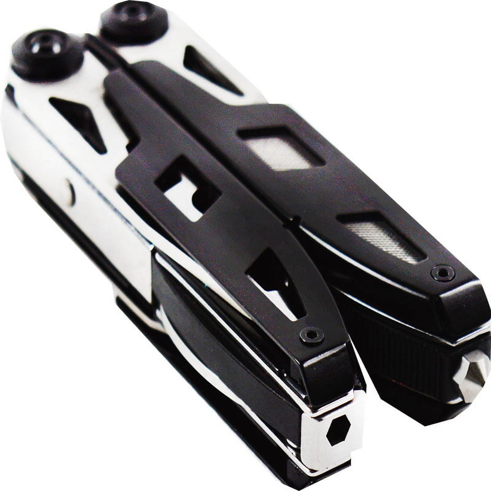TECHTONGDA Portable Multifunctional Outdoor Tool Pliers Tongs Forceps Multi-tool Pliers For Camping Hiking Black 420 Stainless Steel