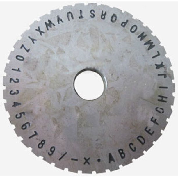 TECHTONGDA SemiAutomatic Sheet Embosser Font Metal Stamping Letter