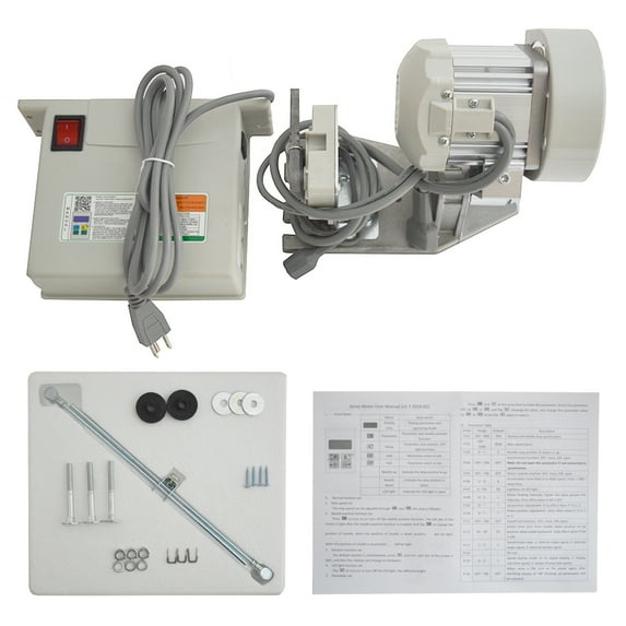 TECHTONGDA Sewing Machine Servo Brushless Motor Split-type Sewing Equipment Permanent Magnet Brushless Power-saving DC Small Silent Servo Motor