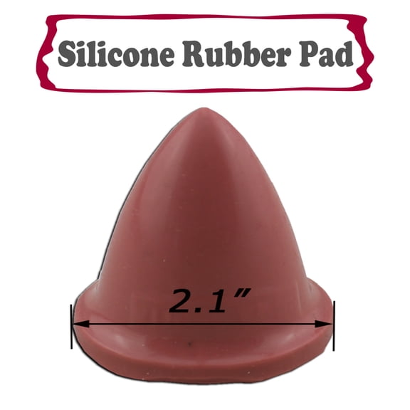 TECHTONGDA Silicone Rubber Pad 2.1" Screen Printing for Ink Transfer R-0692