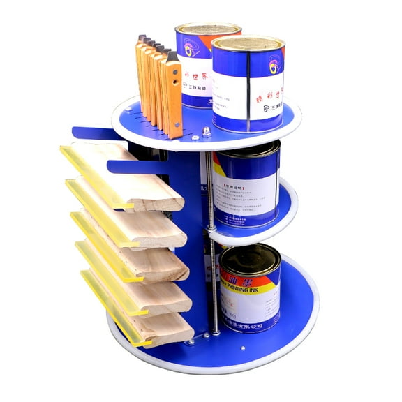 TECHTONGDA Silk Screen Printing Squeegee Ink Scraper Holder Rack Fabric Squeegee