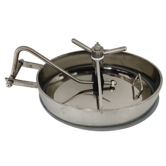TECHTONGDA Stainless Steel Oval Manway Tank Door Manhole Cover 433 by 330mm
