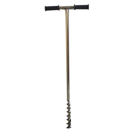 TECHTONGDA Twist Soil Sampler Probe 304 Stainless Steel 1.7*9.8inch Lab Test Tool