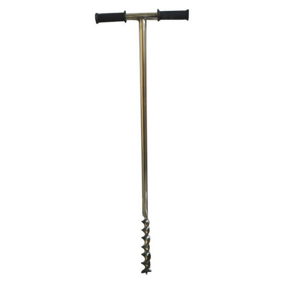 TECHTONGDA Twist Soil Sampler Probe 304 Stainless Steel 1.7*9.8inch Lab Test Tool