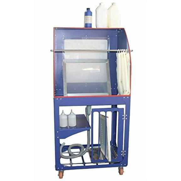 TECHTONGDA Vertical Type Screen Printing Washout Tank 110V Backlighting Silk Screen Washing Booth