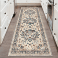 thumbnail image 1 of TECHVIDA 2'x6' Hallway Runner Rug Boho,Non Slip Machine Washable Rugs for Hallway Kitchen,Khaki, 1 of 9