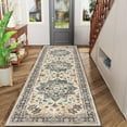 thumbnail image 1 of TECHVIDA 2'x6' Hallway Runner Rug Boho,Non Slip Machine Washable Rugs for Hallway Kitchen,Khaki, 1 of 10