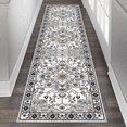 thumbnail image 1 of TECHVIDA 2'x8' Hallway Runner Rug Boho,Non Slip Machine Washable Rugs for Hallway Kitchen,Grayish Brown, 1 of 10
