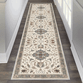 thumbnail image 1 of TECHVIDA 2'x8' Hallway Runner Rug Boho,Non Slip Machine Washable Rugs for Hallway Kitchen,Yellowish Brown, 1 of 9