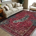 thumbnail image 1 of TECHVIDA 5x7 Area Rugs for Living Room Rugs, Modern Abstract Machine Washable Vintage Rugs,Non Slip Carpet,Modern Carpet for Bedroom Dining Room Farmhouse Home, 1 of 9