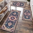thumbnail image 1 of TECHVIDA Kitchen Rugs Sets 3 Piece with Runner Non Slip Kitchen Rugs and Mats Washable Kitchen Mats for Floor Thick Kitchen Floor Mat Carpet Runner Rugs for Hallway Laundry Holiday Decor, 1 of 10
