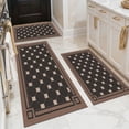 thumbnail image 1 of TECHVIDA Kitchen Rugs 2 Piece,kitchen mats for floor, Non-Slip Machine Washable Rugs,Vintage Kitchen Mat for Hallway Laundry Room Sink, 1 of 11