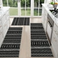 thumbnail image 1 of TECHVIDA Kitchen Rug Set 3 Piece,Non Slip Machine Washable Kitchen Mats,Boho Farmhouse Hallway Doormat for Home Decor, 1 of 7