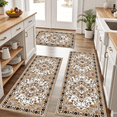 thumbnail image 1 of TECHVIDA Kitchen Rug Set 3 Piece,Non Slip Machine Washable Kitchen Mats,Boho Farmhouse Hallway Doormat for Home Decor, 1 of 9