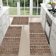 thumbnail image 1 of TECHVIDA Kitchen Rug Set 3 Piece,Non Slip Machine Washable Kitchen Mats,Boho Farmhouse Hallway Doormat for Home Decor, 1 of 7