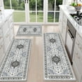 thumbnail image 1 of TECHVIDA Kitchen Rug Set 3 Piece,Non Slip Machine Washable Kitchen Mats,Boho Farmhouse Hallway Doormat for Home Decor, 1 of 7