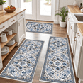 thumbnail image 1 of TECHVIDA Kitchen Rug Set 3 Piece,Non Slip Machine Washable Kitchen Mats,Boho Farmhouse Hallway Doormat for Home Decor, 1 of 9