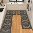 thumbnail image 1 of TECHVIDA Kitchen Rugs 4 Piece Set,Non Slip Machine Washable Kitchen Mats,Boho Vintage Abstract Kitchen Carpet for Farmhouse Living Room Hallway, 1 of 8