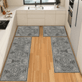 thumbnail image 1 of TECHVIDA Kitchen Rugs 4 Piece Set,Non Slip Machine Washable Kitchen Mats,Boho Vintage Abstract Kitchen Carpet for Farmhouse Living Room Hallway, 1 of 8