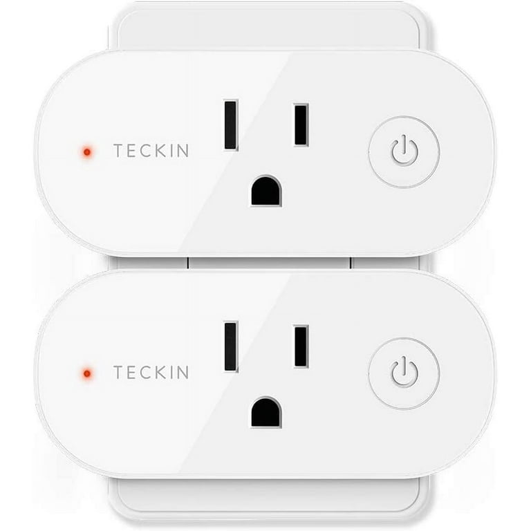 Buy Teckin WiFi Smart Plug Wifi Socket with Remote Control – Works With   [Echo, Echo Dot] and Google Home Alexa, Alexa with App Control at  anytime and anywhere 10 A 2200 W – 2 Pack